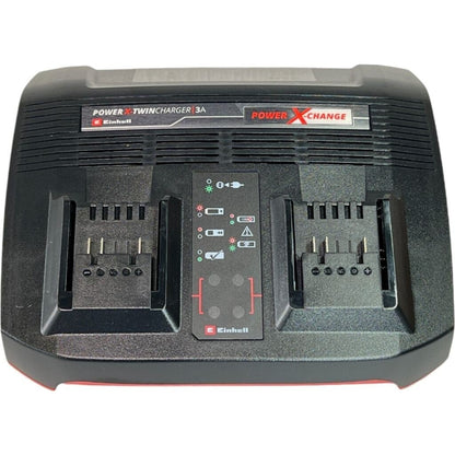 Einhell Power-X-Twincharger 3 A - Schwarz - Rot