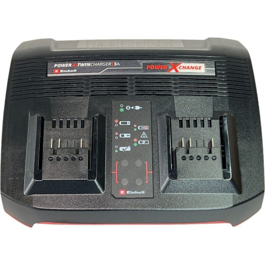 Einhell Power-X-Twincharger 3 A - Schwarz - Rot
