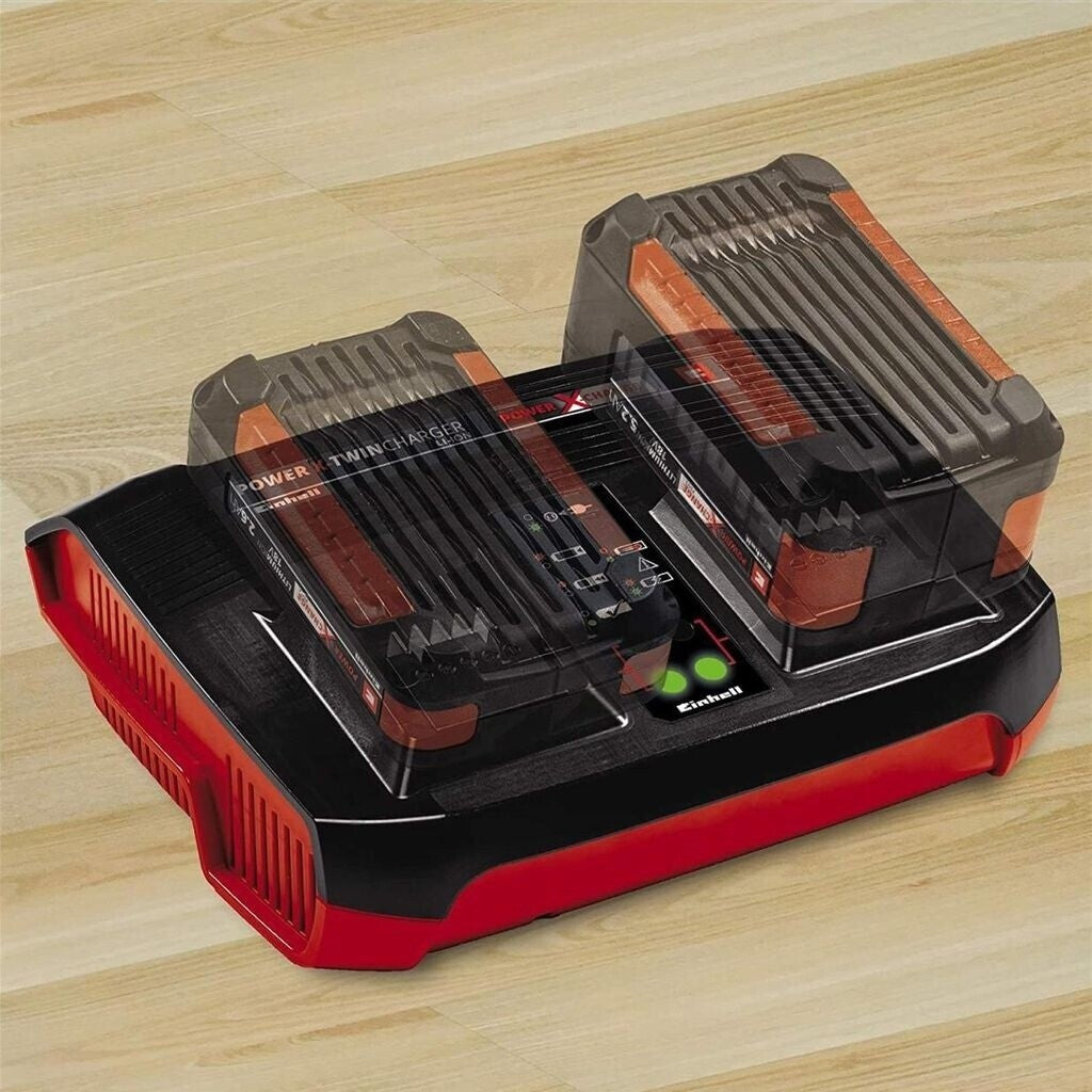 Einhell Power-X-Twincharger 3 A - Schwarz - Rot
