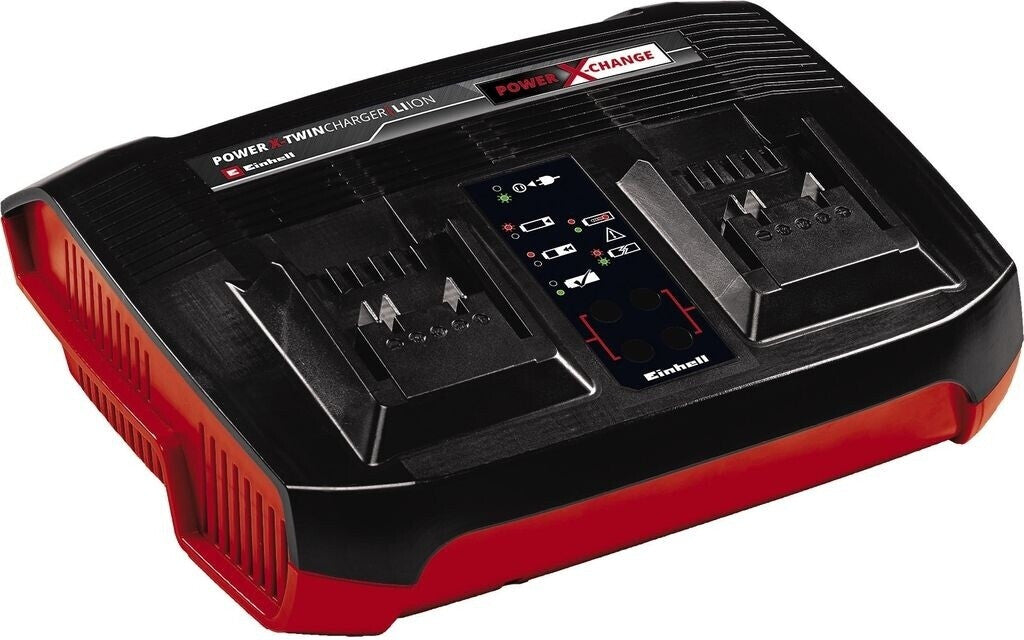 Einhell Power-X-Twincharger 3 A - Schwarz - Rot