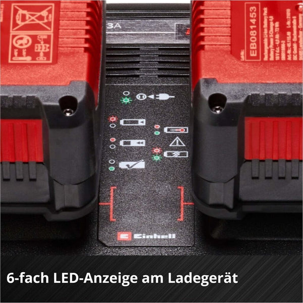 Einhell Starter Kit 2X 4.0 Ah batteries and Twincharger Power X-Change