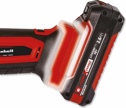 Einhell TC-MG 18 Li-Solo - Schleifen - Schleifen - Schwarz - Rot - 3,2° - Akku - Lithium-Ion (Li-Ion) - 77 mm