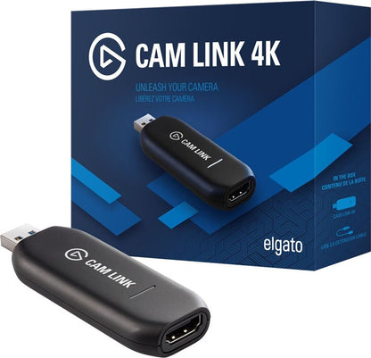 Elgato Cam Link 4K - Schwarz - USB 3.2 Gen 1 (3.1 Gen 1) - HDMI - Digitalkamera - 60 fps - 480p - 576p - 720p - 1080i - 1080p - 2160p