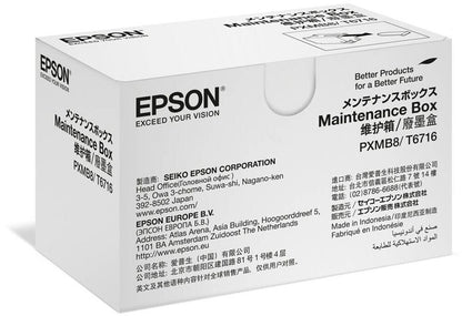 Epson Maintenance box - Schwarz - Indonesien - Epson - - WorkForce Pro WF-M5799DWF - WorkForce Pro WF-M5299DW - WorkForce Pro WF-C5790DWF - WorkForce Pro... - 1 Stück(e) - 0,18 g