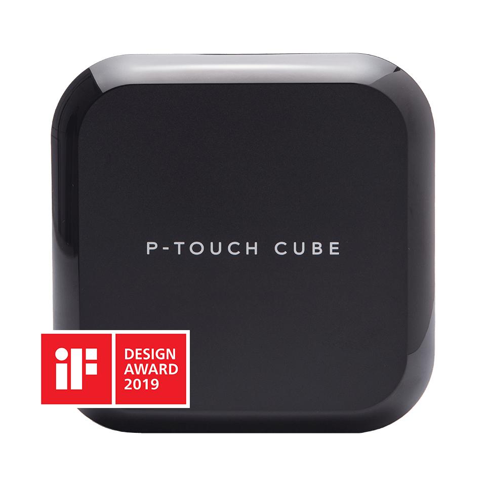 Brother P-Touch Cube Plus Beschriftungsgerät (für 3,5 bis 24 mm breite TZE-Schriftbänder, USB- und Bluetooth-Schnittstelle)
