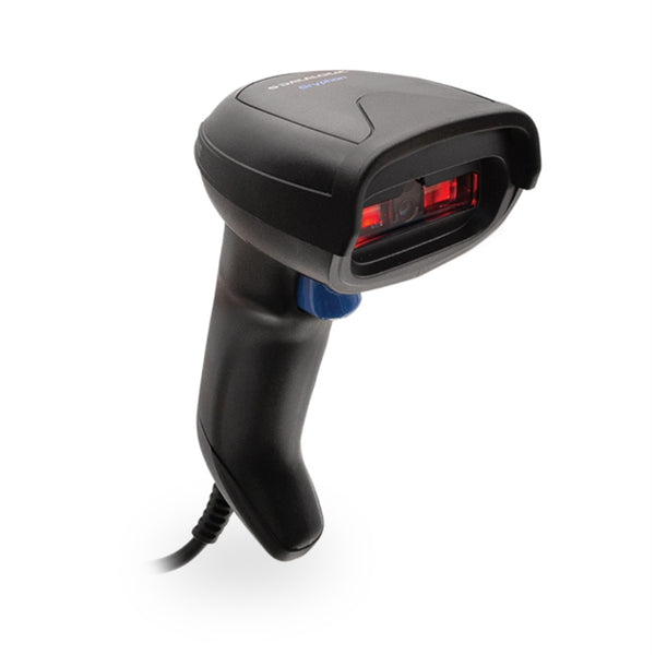 Datalogic Gryphon I GD4220 Kit barcode scanner with ergonomic design and red laser output.