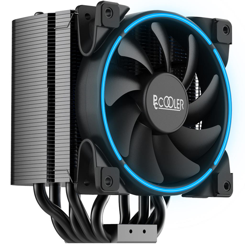 PCCOOLER CPU Luftkühler - 240W TDP, bis zu 1800 U/min und 65 CFM - GI-H58UBB - 6940526111115 - Brocon Shop