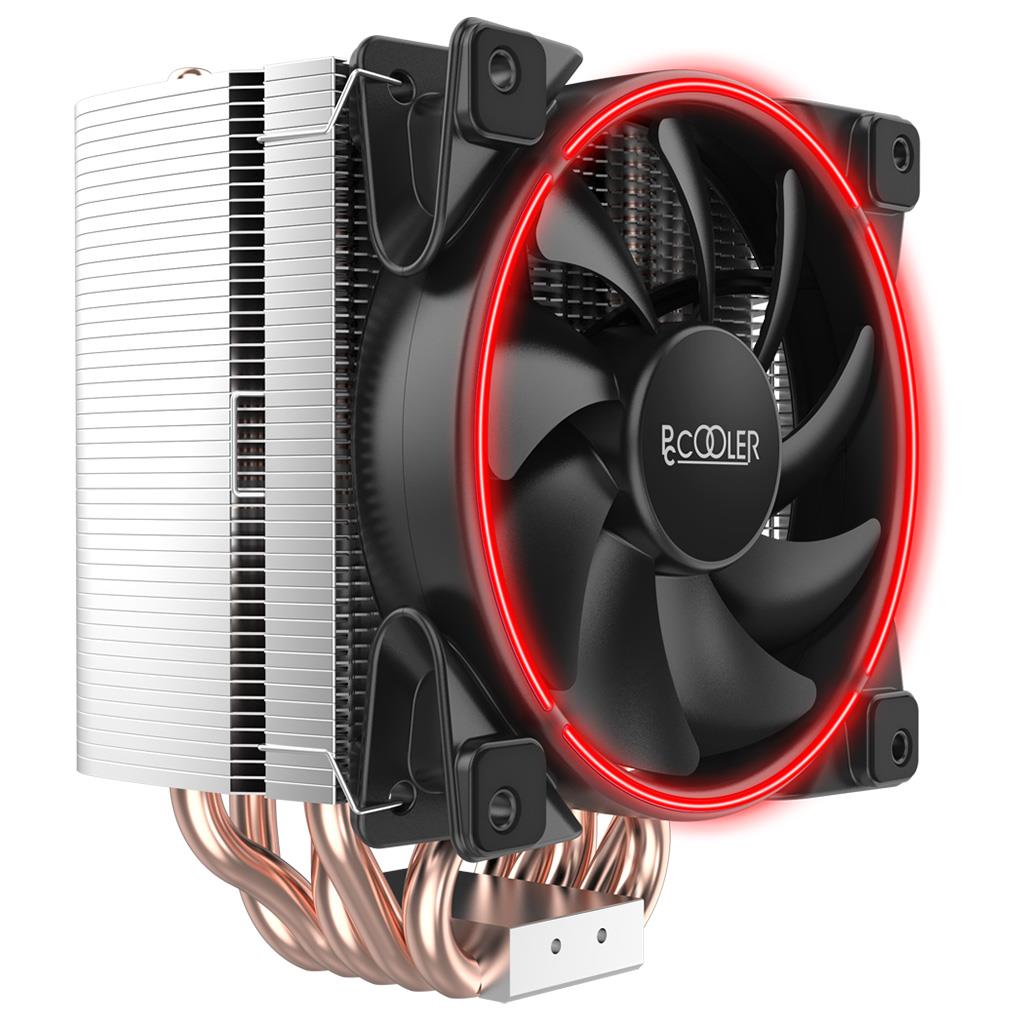 PCCOOLER CPU Luftkühler - 240W TDP, bis zu 1800 U/min und 65 CFM