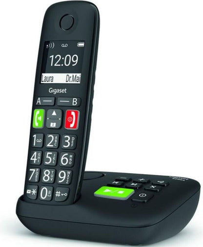 Gigaset E290A Single Telefon Schwarz