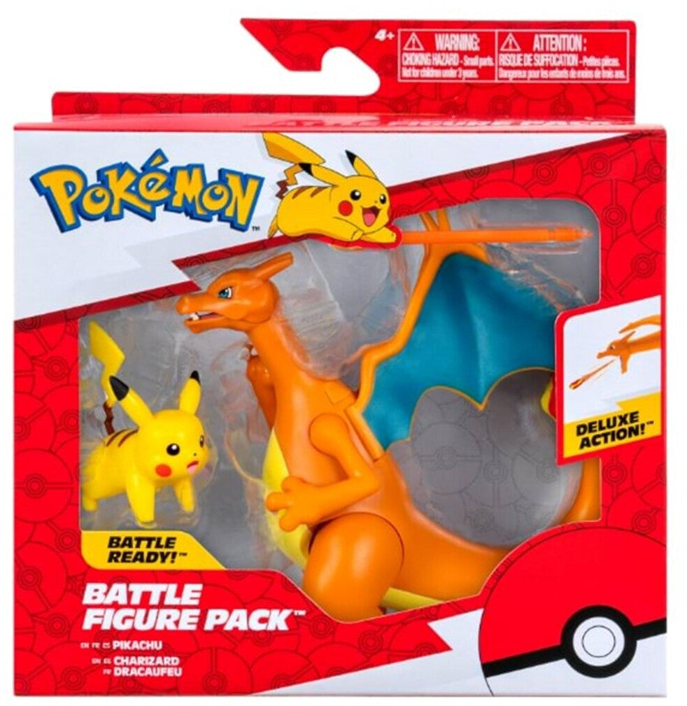 Pokemon - Battle Figure Pack - Glurak & Pikachu