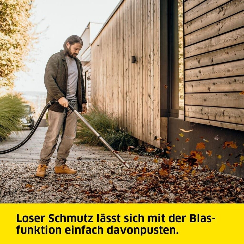 Kärcher WD 6 P S V-30/6/22/T - Trocken&Nass - Schwarz - Edelstahl - Gelb - Fleece - Drehregler - Edelstahl - 30 l