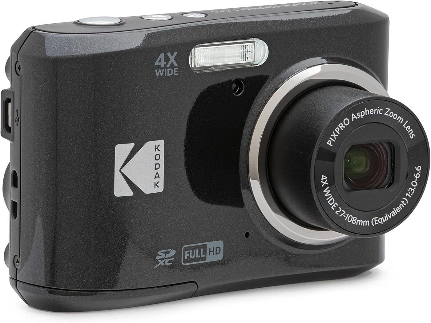 Kodak PIXPRO FZ45 - 16 MP - 4608 x 3456 Pixel - CMOS - 4x - Full HD - Schwarz