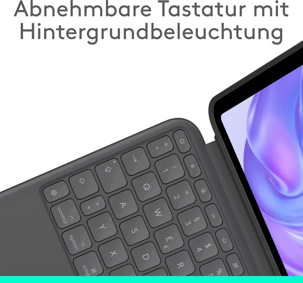 Logitech Bluetooth Combo Touch iPad Pro 11" M4 - Tastatur - QWERTZ
