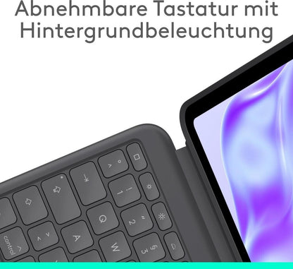Logitech Bluetooth Combo Touch iPad Pro 13" M4 - Tastatur - QWERTZ