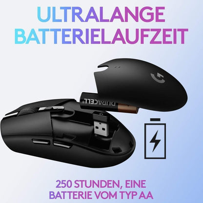 Logitech G G305 - rechts - Optisch - RF Wireless - 12000 DPI - 1 ms - Weiß