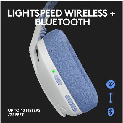Logitech g G435 Lightspeed White - Gaming Headset - Headset - 7.1