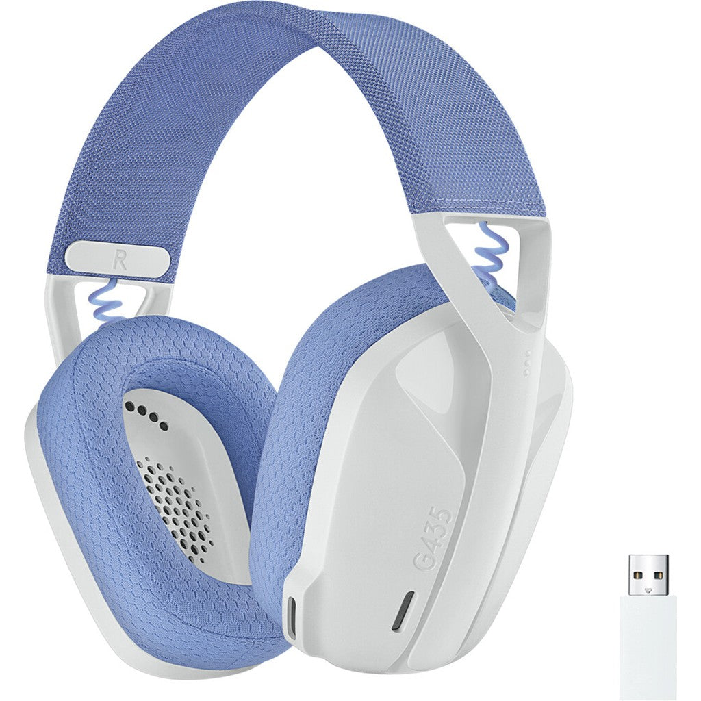 Logitech g G435 Lightspeed White - Gaming Headset - Headset - 7.1
