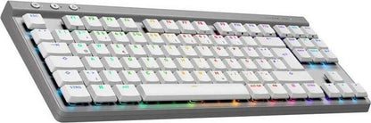 Logitech G G515 LIGHTSPEED TKL, Kabellos, RF Wireless+ Bluetooth, Mechanischer Switch, QWERTZ, RGB-LED, Weiß -• Mechanische Gaming-Tastatur