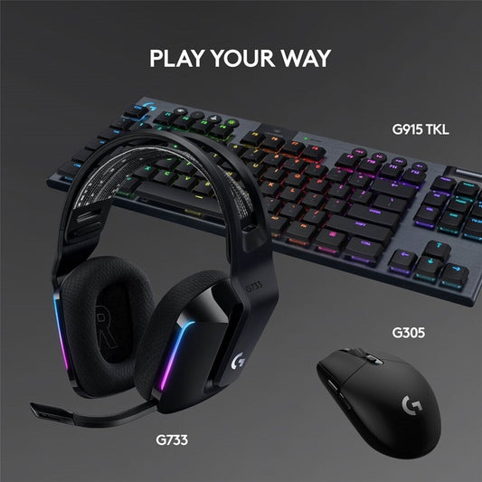 Logitech g G733 Lightspeed Wireless RGB Gaming Headset - Headset - 7.1