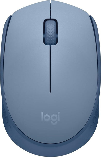Logitech M171 - Beidhändig - Optisch - RF Wireless - Blau - Grau