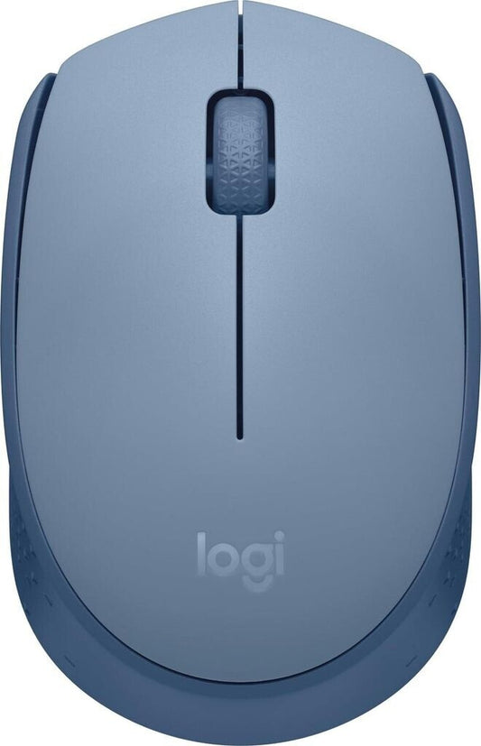 Logitech M171 - Beidhändig - Optisch - RF Wireless - Blau - Grau