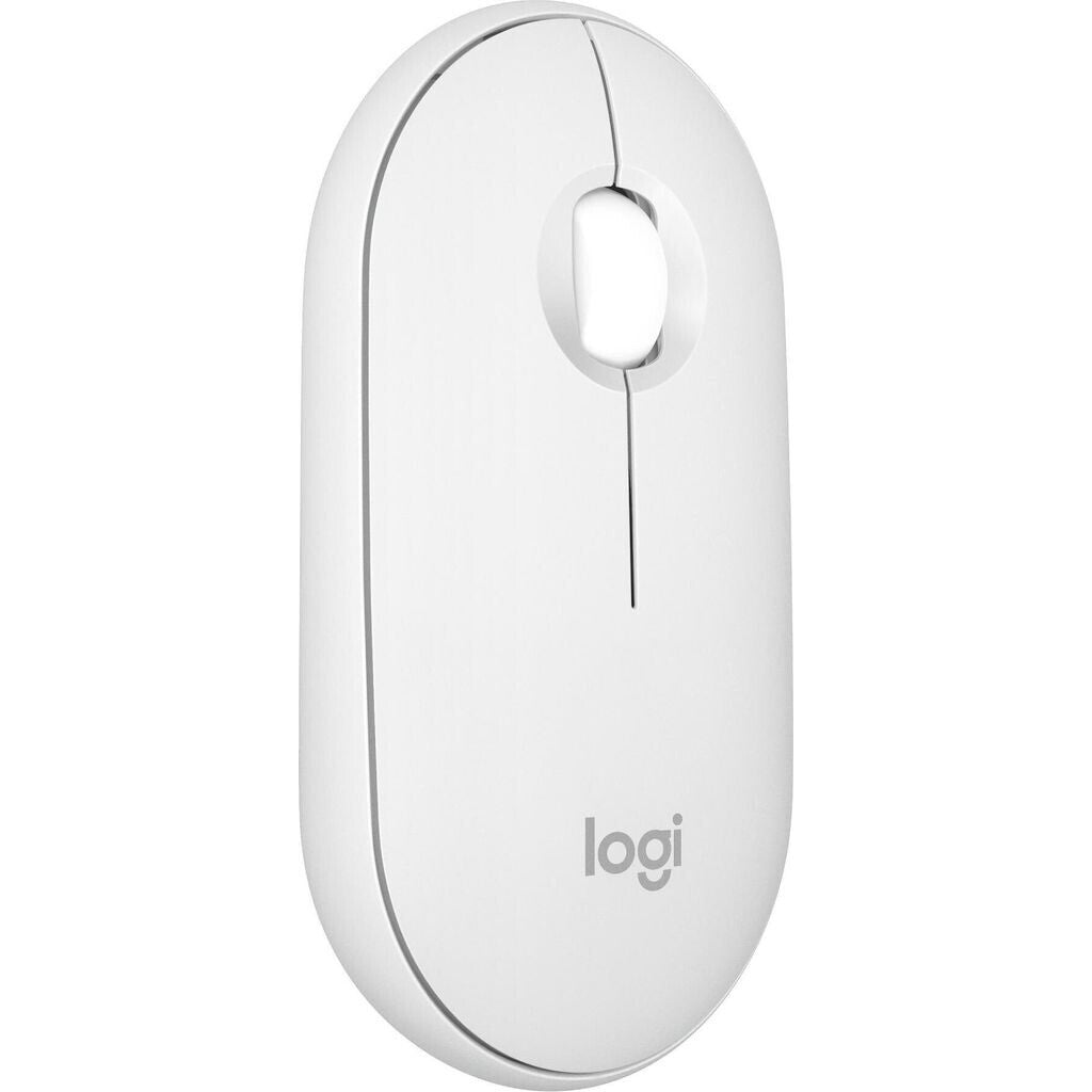 Logitech 910-007013 - Beidhändig - Optisch - RF Wireless + Bluetooth - 4000 DPI - Weiß