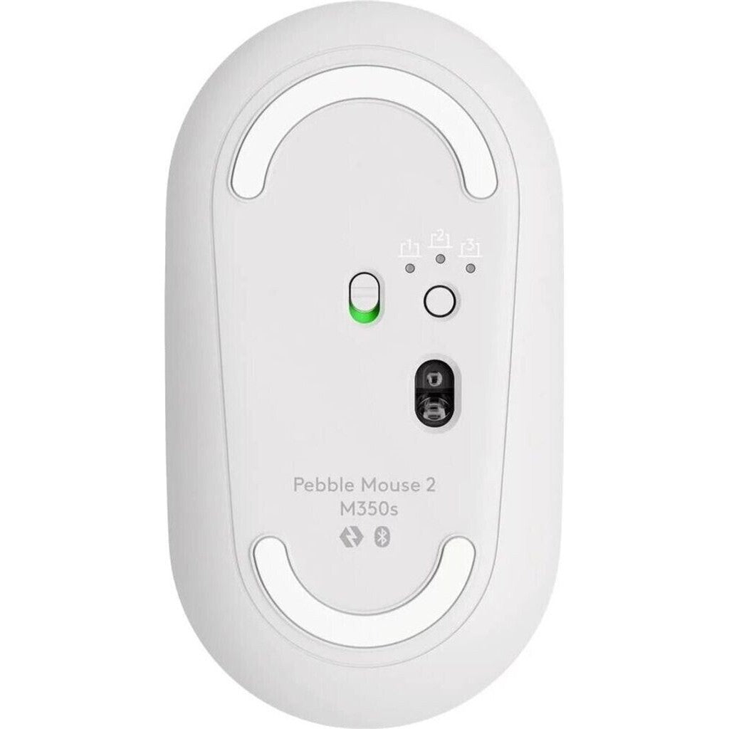 Logitech 910-007013 - Beidhändig - Optisch - RF Wireless + Bluetooth - 4000 DPI - Weiß