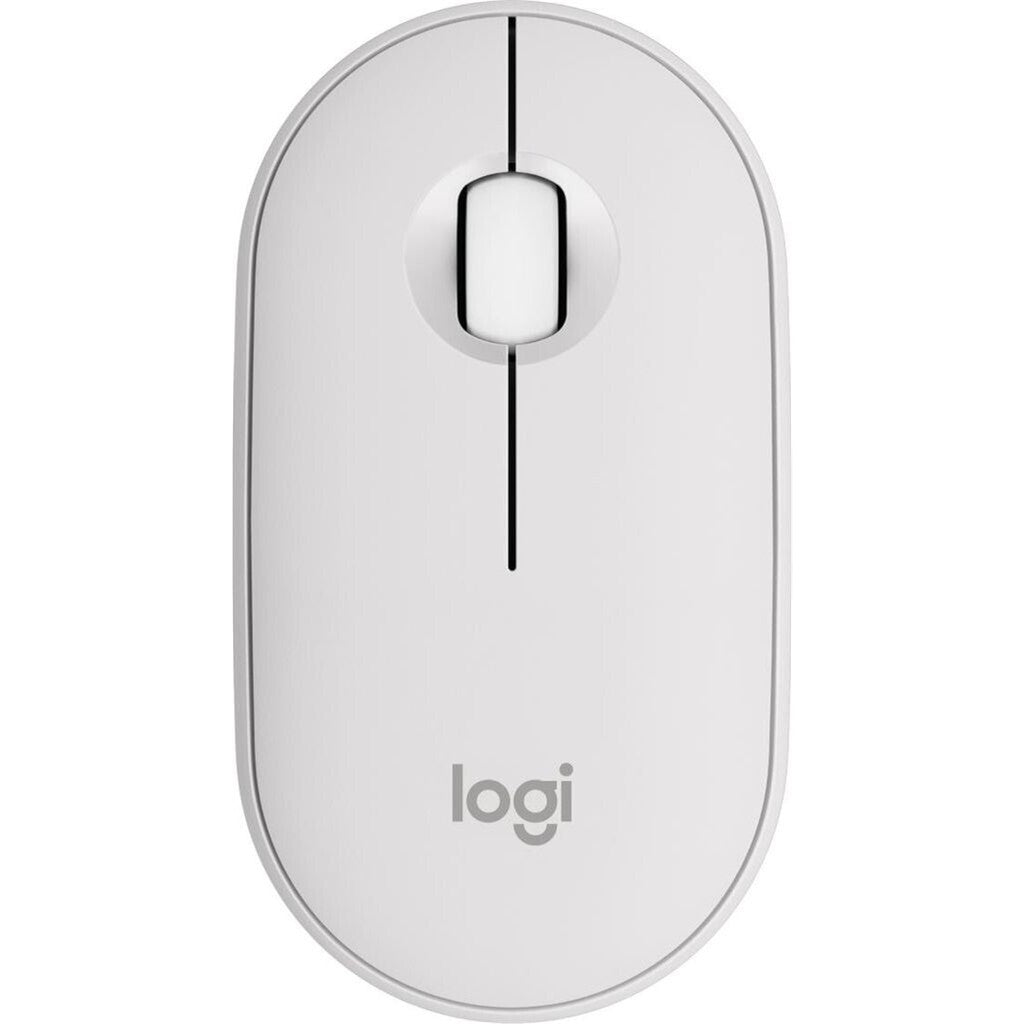 Logitech 910-007013 - Beidhändig - Optisch - RF Wireless + Bluetooth - 4000 DPI - Weiß