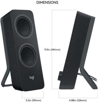Logitech 980-001295 - 2.0 Kanäle - Verkabelt & Kabellos - 5 W - Schwarz