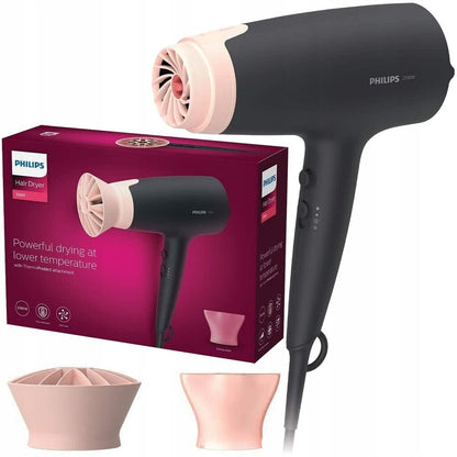 Philips 3000 series BHD350/10 Haartrockner - Gleichstrom - Schwarz - Pink - Hängender Ring - 1,8 m - 2100 W - 220 - 240 V