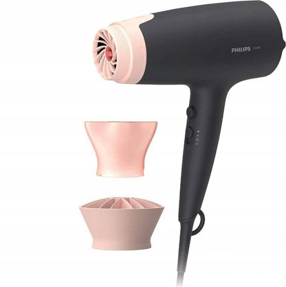 Philips 3000 series BHD350/10 Haartrockner - Gleichstrom - Schwarz - Pink - Hängender Ring - 1,8 m - 2100 W - 220 - 240 V