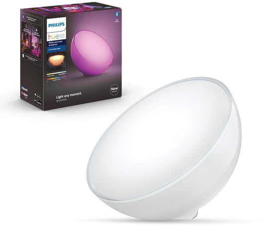 Philips Hue Go tragbare Akzentbeleuchtung - Intelligente Tischleuchte - ZigBee - Weiß - LED - Synthetisch - Nicht austauschbare(s) Leuchtmittel