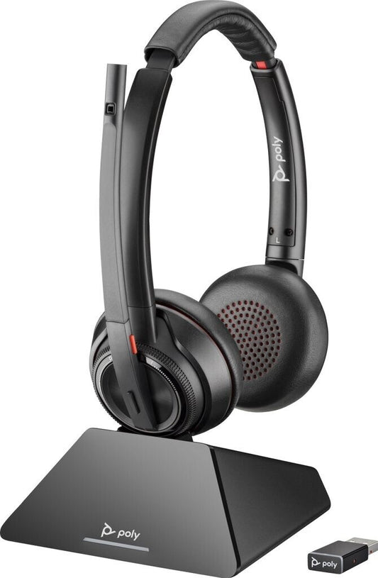 Poly HP Savi 8220 - Verkabelt & Kabellos - Büro/Callcenter - 160 g - Kopfhörer - Schwarz