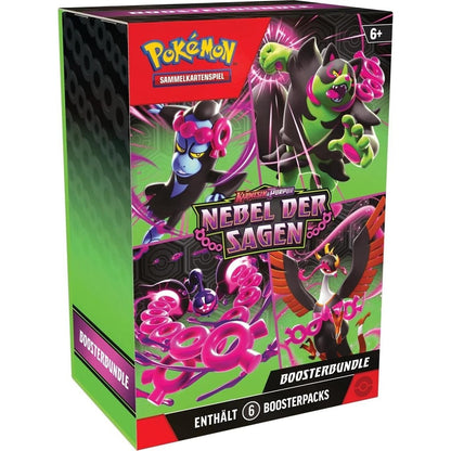 Pokemon - Boosterbundle Karmesin & Purpur – Nebel der Sagen (6 Boosterpacks)