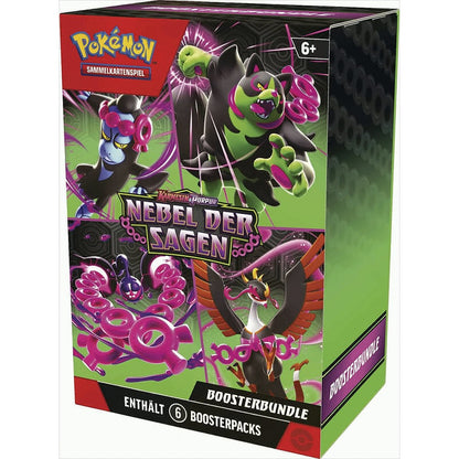 Pokemon - Boosterbundle Karmesin & Purpur – Nebel der Sagen (6 Boosterpacks)