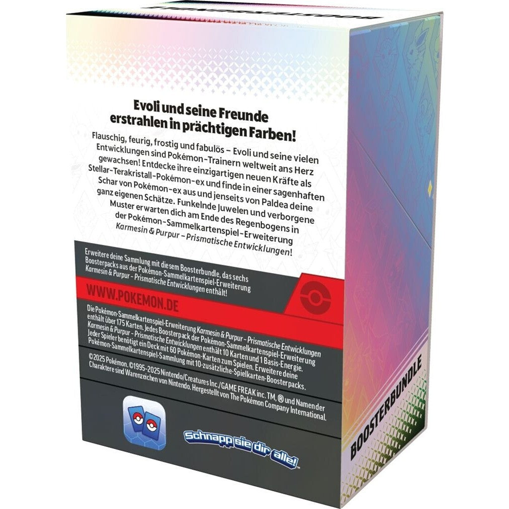 Pokémon Karmesin & Purpur - Prismatische Entwicklungen Boosterbundle (DE)