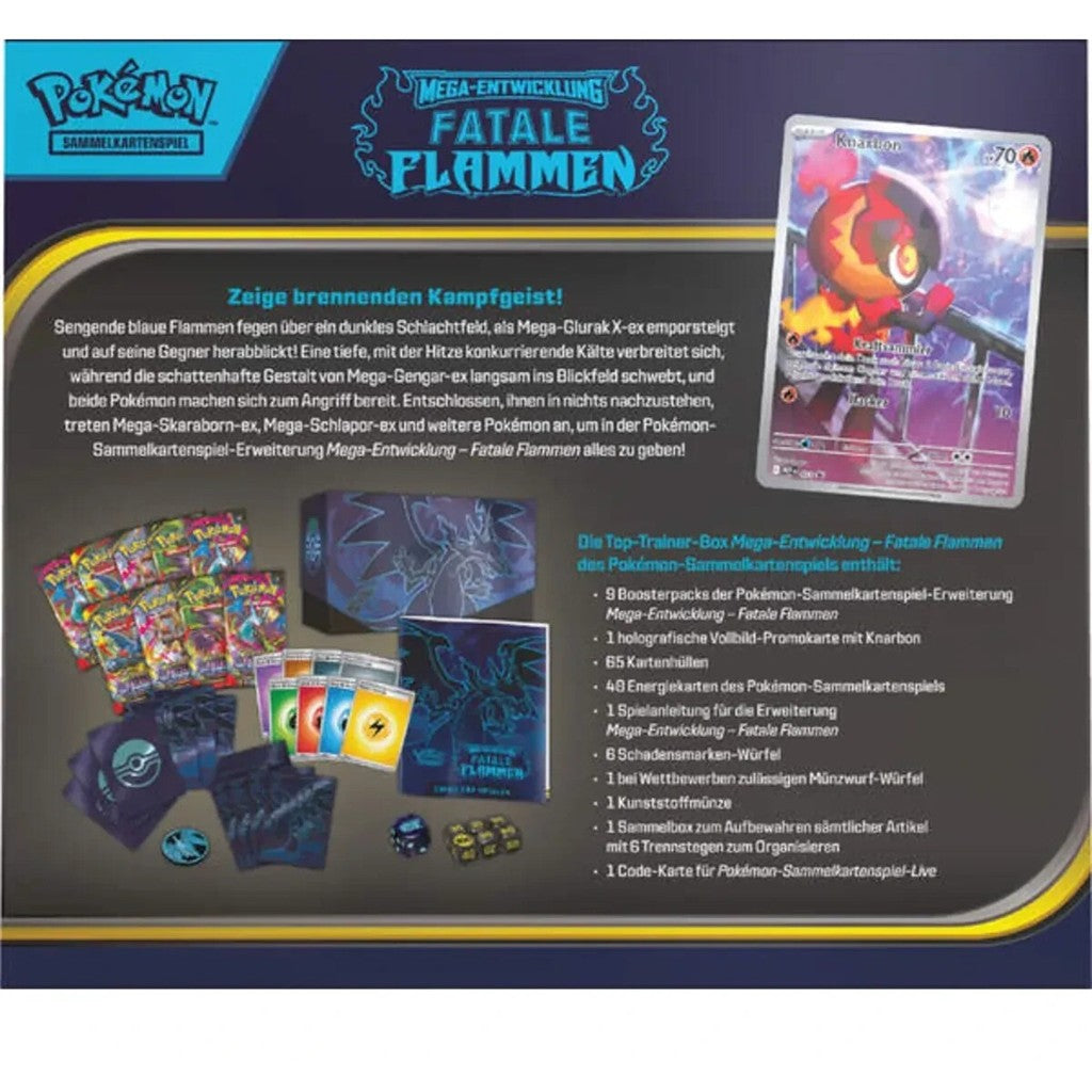 Pokemon - Top Trainer Box - Mega Entwicklung Fatale Flammen - Deutsch