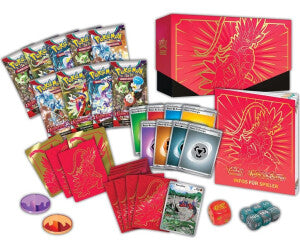 Pokemon - Top-Trainer-Box Karmesin & Purpur (Koraidon) (9 Boosterpacks & Premium-Zubehör)