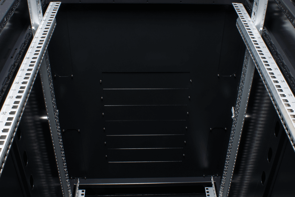 Rockstable 19 Zoll Serverschrank | Netzwerkschrank 27HE 600x800x1400mm (BxTxH) | RS19-6827 | Glastür - RS19-6827 - 4260714310475