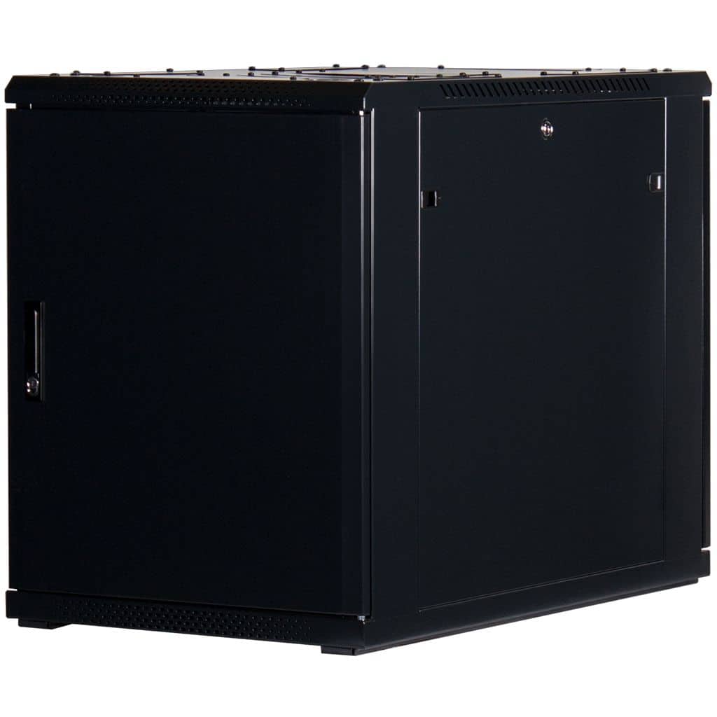 Rockstable 19 Zoll Serverschrank | Netzwerkschrank  15HE 600x1000x770mm (BxTxH) | RS19-6015 | Glastür