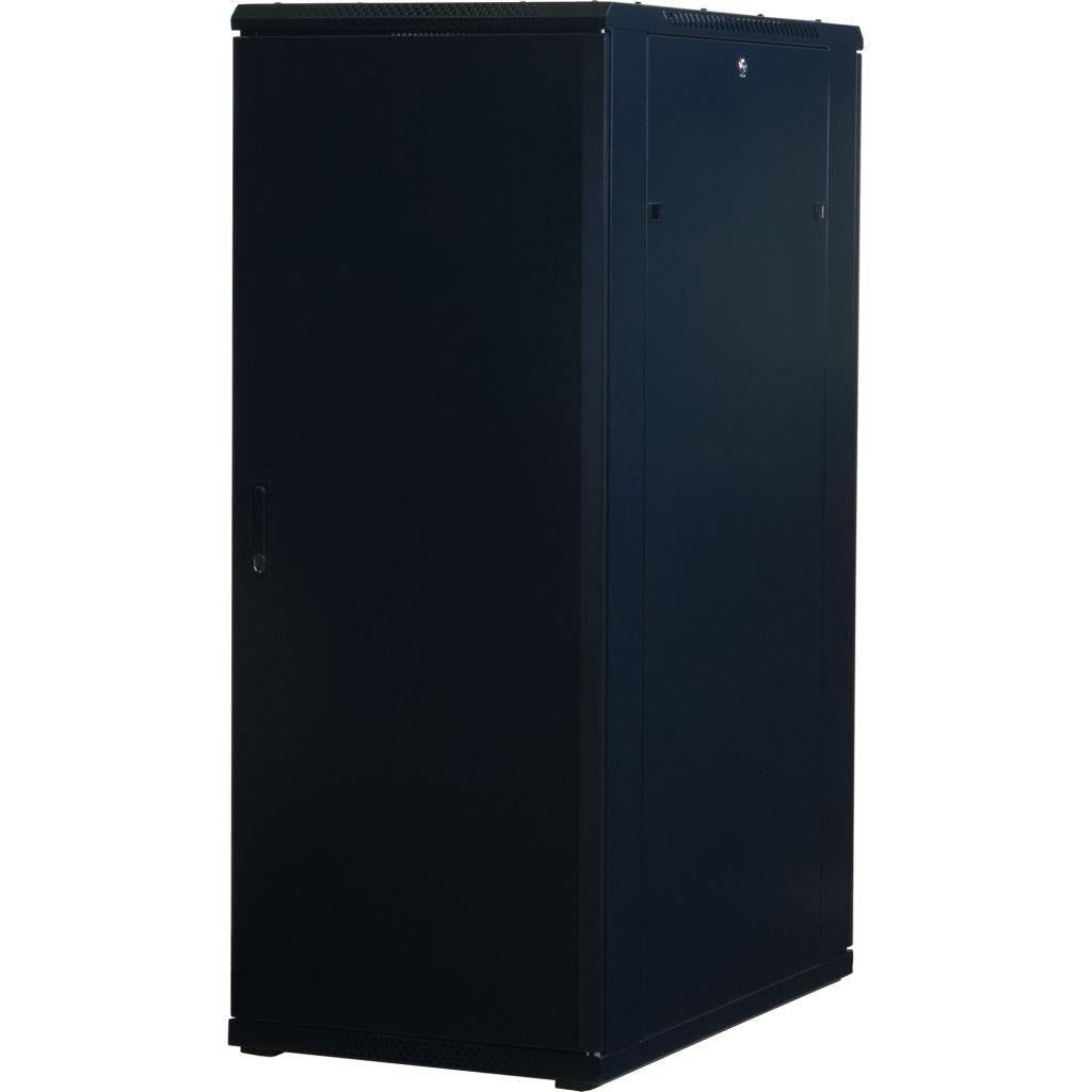 Rockstable 19 Zoll Serverschrank | Netzwerkschrank  32HE 600x1000x1600mm (BxTxH) | RS19-6032 | Glastür