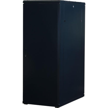 Rockstable 19 Zoll Serverschrank | Netzwerkschrank  32HE 600x1000x1600mm (BxTxH) | RS19-6032 | Glastür