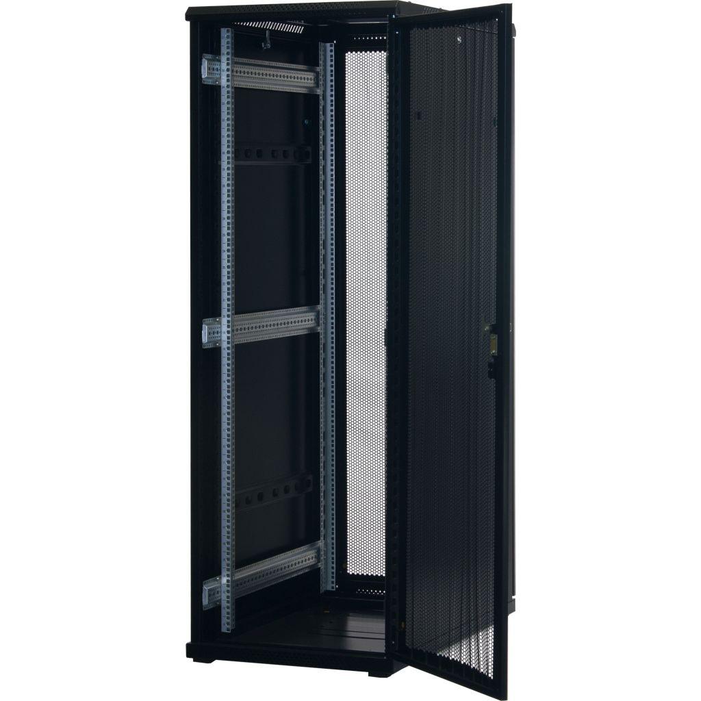 Rockstable 19 Zoll Serverschrank | Netzwerkschrank 37HE 600x1000x1800mm (BxTxH) | RS19-6037PP | perforierte Tür - RS19-6037PP - 4260714310888