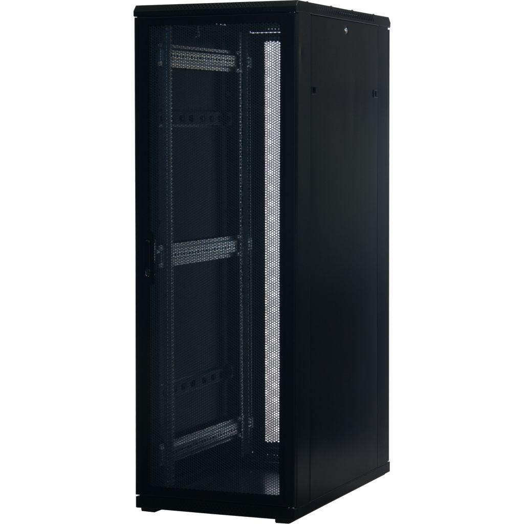 Rockstable 19 Zoll Serverschrank | Netzwerkschrank 37HE 600x1000x1800mm (BxTxH) | RS19-6037PP | perforierte Tür - RS19-6037PP - 4260714310888