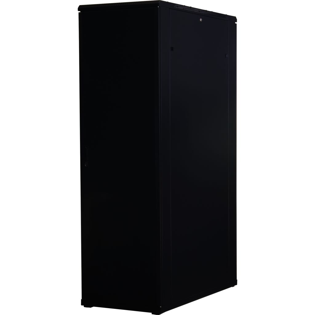 Rockstable 19 Zoll Serverschrank | Netzwerkschrank 42HE 600x1200x2000mm (BxTxH) | RS19-6242 | Glastür - RS19-6242 - 4260714310604