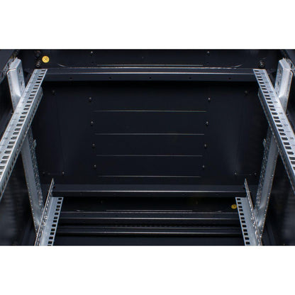 Rockstable 19 Zoll Serverschrank | Netzwerkschrank  37HE 600x600x1800mm (BxTxH) | RS19-6637PP | perforierte Tür