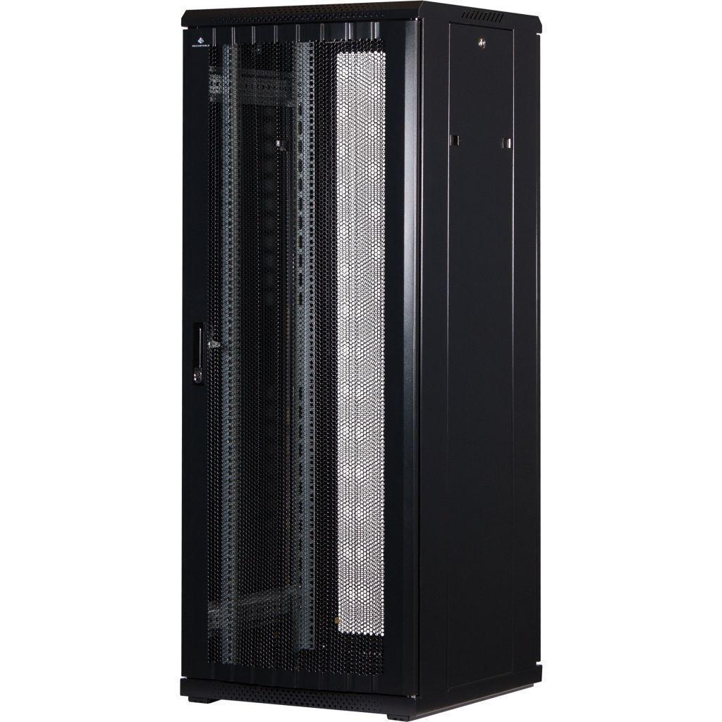 Rockstable 19 Zoll Serverschrank | Netzwerkschrank 32HE 600x600x1600mm (BxTxH) | RS19-6632PP | perforierte Tür - RS19-6632PP - 4260714310819