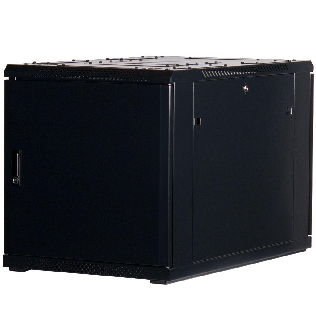 Rockstable 19 Zoll Serverschrank | Netzwerkschrank 12HE 600x800x637mm (BxTxH) | RS19-6812 | Glastür - RS19-6812 - 4260714310321
