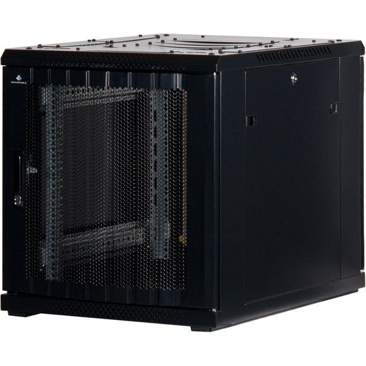 Rockstable 19 Zoll Serverschrank | Netzwerkschrank 12HE 600x800x637mm (BxTxH) | RS19-6812PP | perforierte Tür - RS19-6812PP - 4260714310642