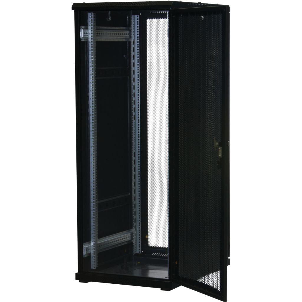 Rockstable 19 Zoll Serverschrank | Netzwerkschrank 32HE 600x800x1600mm (BxTxH) | RS19-6832PP | perforierte Tür - RS19-6832PP - 4260714310826